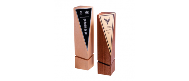 Exclusive Crystal Wooden Award