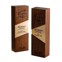 Exclusive Crystal Wooden Award