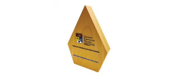 Exclusive Crystal Wooden Award