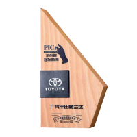 Exclusive Crystal Wooden Award