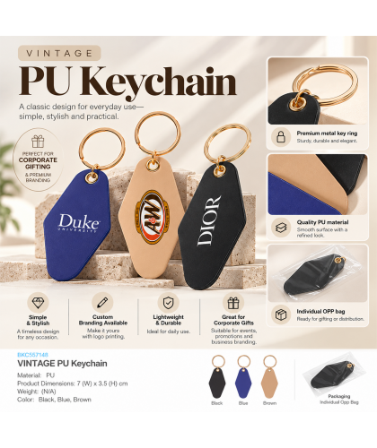 VINTAGE PU Keychain
