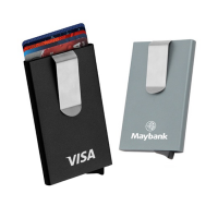 RFID Blocking Card Holder with Money Clip