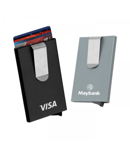 RFID Blocking Card Holder with Money Clip