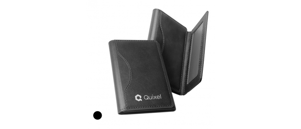 TRIFOLD PU Magnetic Wallet with RFID Block
