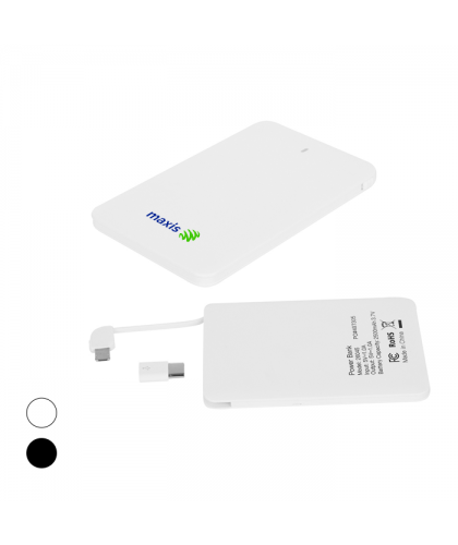Slim 2,500 MAH 3-In-1 Power Bank