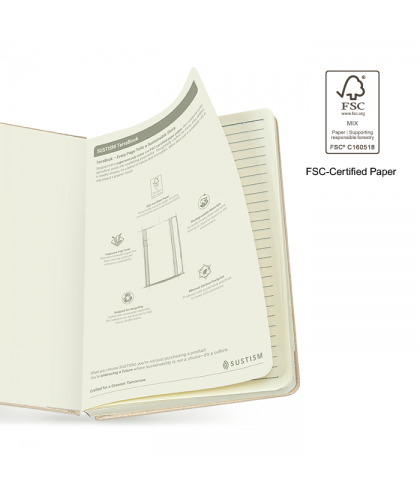 TERRABOOK Sugar Cane A5 Notebook