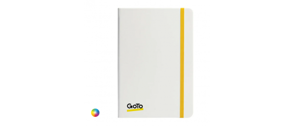 Colourlastic White Notebook
