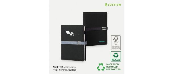 NOTTRA rPET 6 Ring Journal