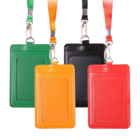 PU ID Card Holder with Lanyard