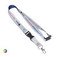 Lanyard + Snap Hook + Buckle + Safety Clip