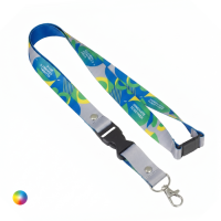 25mm Lanyard + Snap Hook + Buckle + Safety Clip