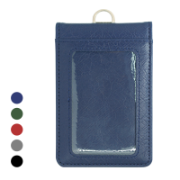 Magnetic PU ID Holder Flip Open Wallet