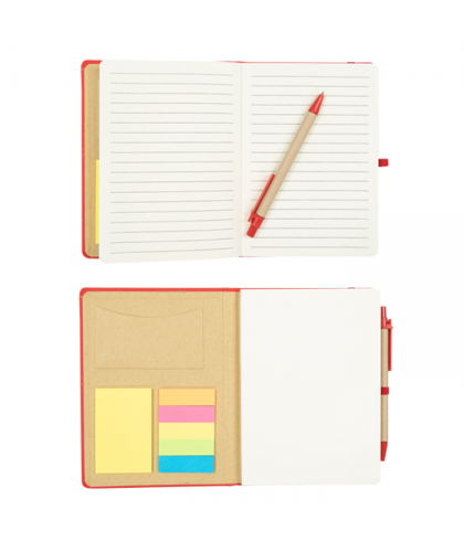 Journal Notebook With Sticky Notes & Flags