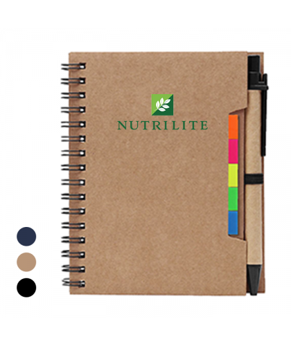 KRAFT Eco-Notebook with Pen