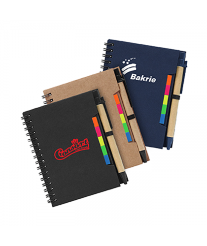 KRAFT Eco-Notebook with Pen