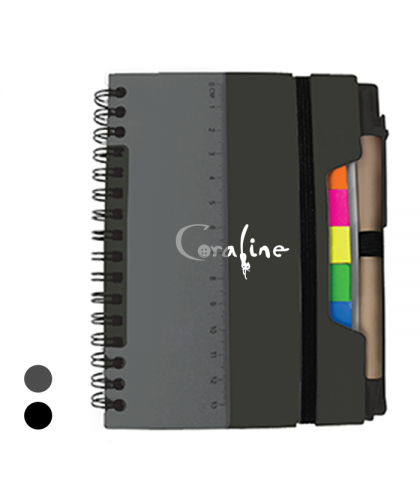 RULER Eco-Notebook Pen with Strap Office Use & Desk Sets
