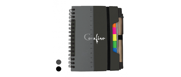 RULER Eco-Notebook Pen with Strap Office Use & Desk Sets
