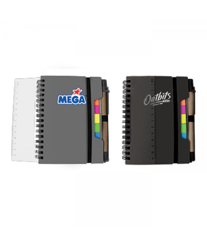RULER Eco-Notebook Pen with Strap Office Use & Desk Sets