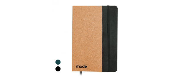ECO-CORK Notebook with Velvet Tone