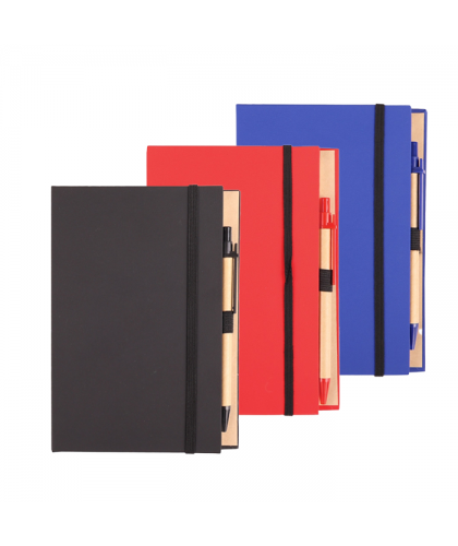 Notebook With Pen & Sticky Notes