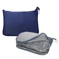 TRAVESOFT Travel Blanket with Frosted Ziplock bag