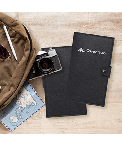 Felt Passport Multi-purpose Pouch with Pen Loop