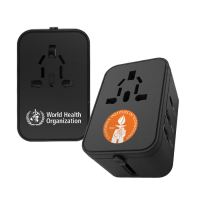 OMNIPORT Universal Travel Adapter with Dual USB + 1 Type-C
