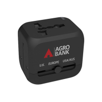VOLTMATE Universal Travel Adapter with Dual USB + 1 Type-C