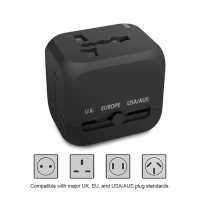 VOLTMATE Universal Travel Adapter with Dual USB + 1 Type-C
