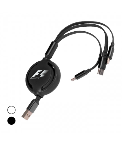 TRES Retractable 3 in 1 Cable