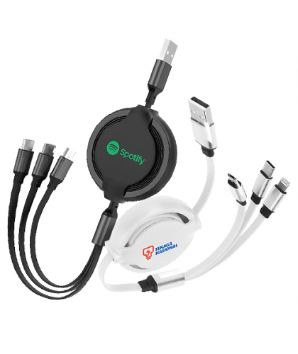 TRES Retractable 3 in 1 Cable