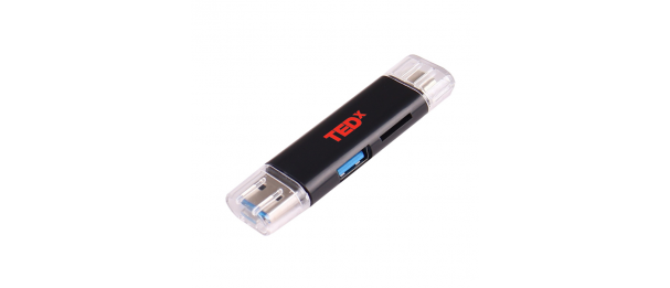 CONCARD 3 in 1 Type-C Card Reader