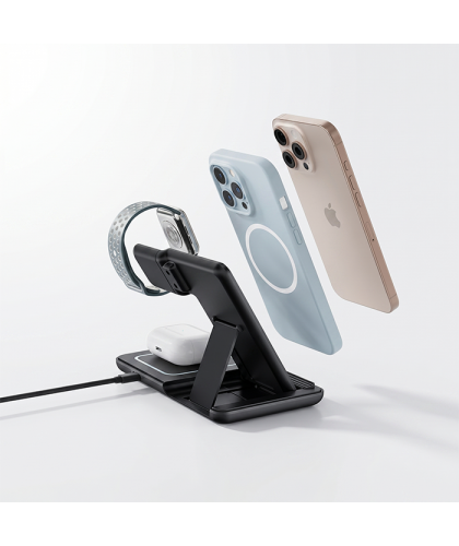 DOCK 15W 3 in 1 Wireless Charging Station