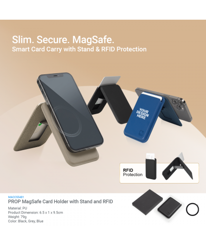 PROP MagSafe Card Holder with Stand and RFID