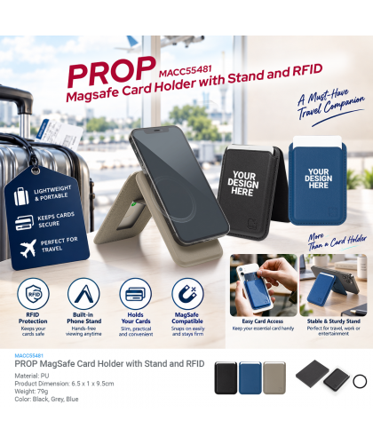 PROP MagSafe Card Holder with Stand and RFID