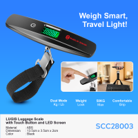 LUGIS Luggage Scale with Touch Button and LED Screen